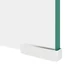 Kép 5/6 - Átlátszó üveg TV/monitor állvány 120x30x13 cm