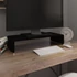 Kép 1/6 - Átlátszó üveg TV/monitor állvány 60x25x11 cm