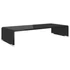Kép 2/6 - Átlátszó üveg TV/monitor állvány 60x25x11 cm
