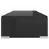 Kép 4/6 - Átlátszó üveg TV/monitor állvány 60x25x11 cm