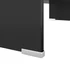 Kép 5/6 - Átlátszó üveg TV/monitor állvány 60x25x11 cm