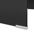 Kép 5/6 - Fekete üveg TV/monitor állvány 70x30x13 cm