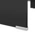 Kép 5/6 - Fekete üveg TV/monitor állvány üveg 90x30x13 cm