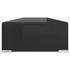Kép 4/6 - Fekete üveg TV/monitor állvány 110x30x13 cm