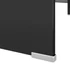 Kép 5/6 - Fekete üveg TV/monitor állvány 110x30x13 cm