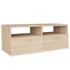 Kép 2/5 - Tölgyfa színű faforgácslap TV szekrény 95 x 35 x 36 cm