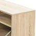 Kép 4/5 - Tölgyfa színű faforgácslap TV szekrény 95 x 35 x 36 cm