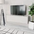 Kép 1/5 - Fehér magasfényű szerelt fa TV szekrény 120 x 40 x 34 cm