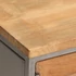 Kép 8/11 - Újrahasznosított tíkfa és acél TV-szekrény 120 x 30 x 40 cm