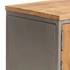 Kép 10/11 - Újrahasznosított tíkfa és acél TV-szekrény 120 x 30 x 40 cm