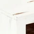 Kép 7/11 - Fehér tömör akácfa TV-szekrény 120 x 30 x 40 cm