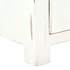 Kép 8/11 - Fehér tömör akácfa TV-szekrény 120 x 30 x 40 cm