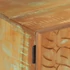 Kép 6/11 - Tömör újrahasznosított faragott fa TV-szekrény 120x30x40 cm