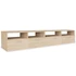 Kép 2/6 - 2 db tölgyfa színű faforgácslap TV szekrény 95 x 35 x 36 cm