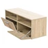 Kép 4/6 - 2 db tölgyfa színű faforgácslap TV szekrény 95 x 35 x 36 cm