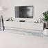 Kép 1/6 - 2 db fehér magasfényű furnér TV szekrény 120 x 40 x 34 cm