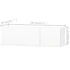 Kép 6/6 - 2 db fehér magasfényű furnér TV szekrény 120 x 40 x 34 cm
