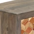 Kép 5/11 - Szürke tömör mangófa TV-szekrény 120 x 30 x 40 cm