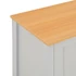 Kép 7/9 - Szürke TV-szekrény 120 x 39 x 58 cm
