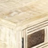 Kép 4/10 - Tömör mangófa TV-szekrény 130x30x36 cm