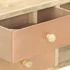 Kép 7/11 - Tömör mangófa TV-szekrény 110 x 30 x 45 cm