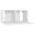 Kép 5/8 - 4 db fehér szerelt fa TV-szekrény 60 x 30 x 30 cm