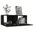 Kép 4/7 - 4 db fekete szerelt fa TV-szekrény 80 x 30 x 30 cm