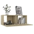 Kép 4/8 - 4 db sonoma tölgy színű szerelt fa TV-szekrény 80 x 30 x 30 cm