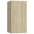 Kép 4/5 - 4 db sonoma tölgy szerelt fa TV-szekrény 30,5x30x60 cm
