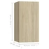 Kép 5/5 - 4 db sonoma tölgy szerelt fa TV-szekrény 30,5x30x60 cm