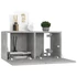 Kép 6/8 - 4 db betonszürke szerelt fa TV-szekrény 60 x 30 x 30 cm