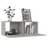 Kép 4/8 - 4 db betonszürke szerelt fa TV-szekrény 80 x 30 x 30 cm