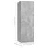 Kép 5/5 - 4 db betonszürke szerelt fa TV-szekrény 30,5 x 30 x 90 cm