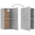 Kép 5/7 - 7 db betonszürke szerelt fa TV-szekrény 30,5 x 30 x 60 cm