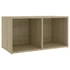 Kép 4/9 - 2 db sonoma tölgy színű szerelt fa TV-szekrény 72x35x36,5 cm