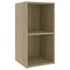 Kép 6/9 - 2 db sonoma tölgy színű szerelt fa TV-szekrény 72x35x36,5 cm