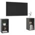 Kép 3/9 - 2 db magasfényű szürke szerelt fa TV-szekrény 72 x 35 x 36,5 cm