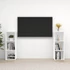 Kép 1/9 - 2 db fehér szerelt fa TV-szekrény 107 x 35 x 37 cm