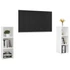 Kép 3/9 - 2 db fehér szerelt fa TV-szekrény 107 x 35 x 37 cm