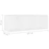Kép 9/9 - 2 db fehér szerelt fa TV-szekrény 107 x 35 x 37 cm