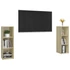 Kép 3/9 - 2 db sonoma tölgy színű szerelt fa TV-szekrény 107 x 35 x 37 cm