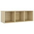 Kép 4/9 - 2 db sonoma tölgy színű szerelt fa TV-szekrény 107 x 35 x 37 cm