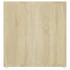 Kép 6/9 - 2 db sonoma tölgy színű szerelt fa TV-szekrény 107 x 35 x 37 cm