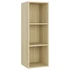 Kép 7/9 - 2 db sonoma tölgy színű szerelt fa TV-szekrény 107 x 35 x 37 cm