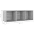 Kép 9/9 - 2 db betonszürke szerelt fa TV-szekrény 107 x 35 x 37 cm