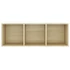 Kép 5/9 - 2 db sonoma tölgy színű szerelt fa TV-szekrény 107 x 35 x 37 cm