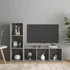 Kép 1/8 - 2 db betonszürke szerelt fa TV-szekrény 107 x 35 x 37 cm
