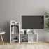 Kép 1/8 - 2 db fehér szerelt fa TV-szekrény 72 x 35 x 36,5 cm