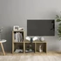 Kép 1/8 - 2 db sonoma tölgy színű szerelt fa TV-szekrény 72x35x36,5 cm