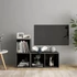 Kép 1/8 - 2 db magasfényű szürke szerelt fa TV-szekrény 72 x 35 x 36,5 cm